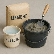 Как правильно приготовить цементно-известковый раствор: пропорции, советы и рекомендации