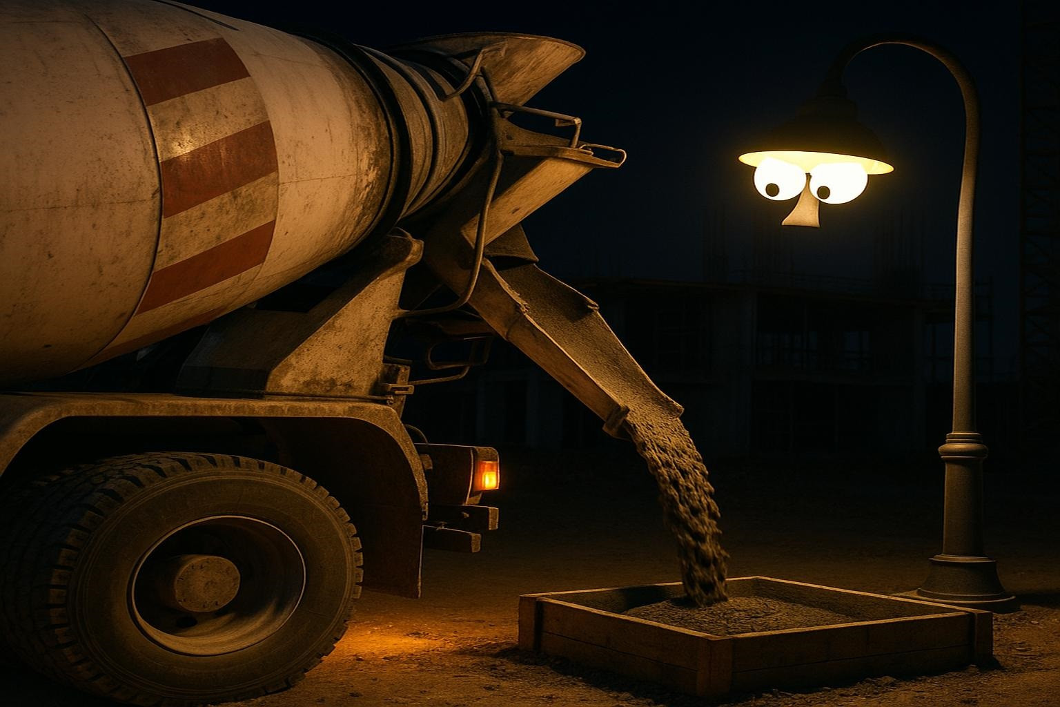 Июнь 2025: строители переходят на ночные отгрузки &mdash; днём не хватает техники